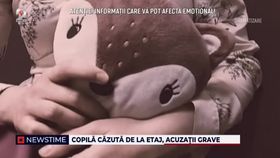 Copilă căzută de la etaj, acuzații grave